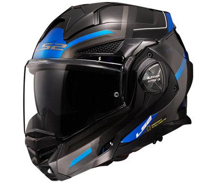 LS2 - Preklápacia helma na motocykel FF901 ADVANT X SPECTRUM BLACK TITAN.BLUE-06