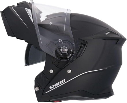 Shiro - Discover vyklápacia helma na motocykel - matná čierna