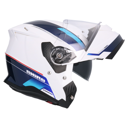 Shiro - Discover vyklápacia helma na motocykel - metalická modrá