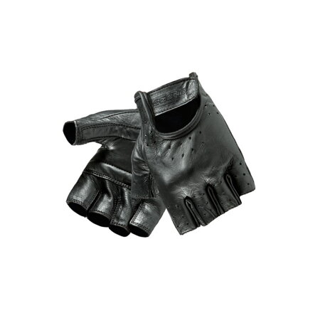 Ozone - Kožené bezprstové rukavice na motorku perforované