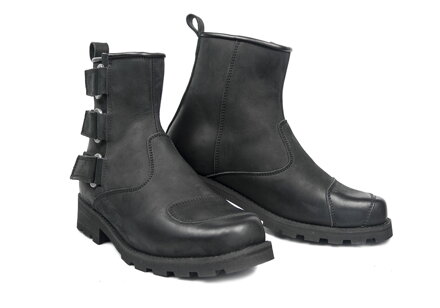 Rooster - Pánske kožené čižmy na chopper 