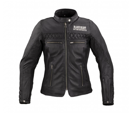 Dámská kožená moto bunda W-TEC Black Heart Raptura - čierna