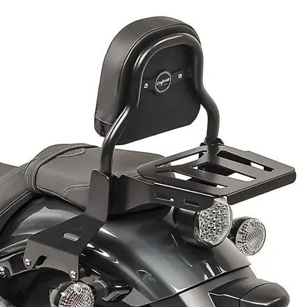 Opierka spolujazdca s nosičom pre Yamaha XV 950 / R 14-22 čierna