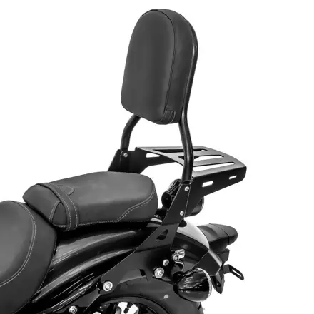 Odnímateľná opierka spolujazdca s nosičom pre Yamaha XV 950 / R 14-22 čierna