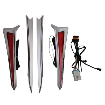 Pár LED rozširujúcich svetiel na sedlové brašne – Victory Hard-Ball / Cross Roads / Cross Country (2010–2017)