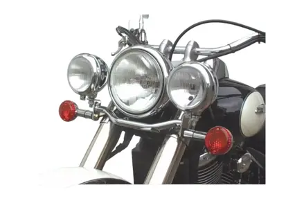 FEHLING - Rampa na prídavné svetlá s úchytom na smerovky pre SUZUKI Volusia, C800, C50