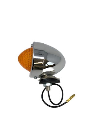 Highway Hawk - Univerzálna smerovka na motocykel  "Bulletlight" s E, krátka (1 kus)