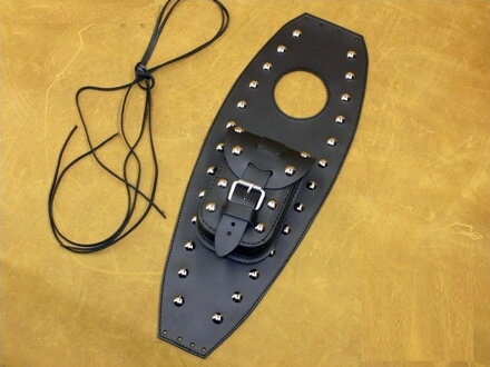 Koža na nádrž pre Honda Rebel - čierna vybíjaná