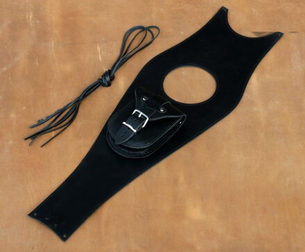 Koža na nádrž pre Junak M16 - čierna hladká