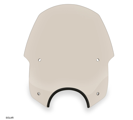 Motocyklové plexisklo Alley Cat pre Honda CMX Rebel 500 2017-2023 - priesvitné cca 72%