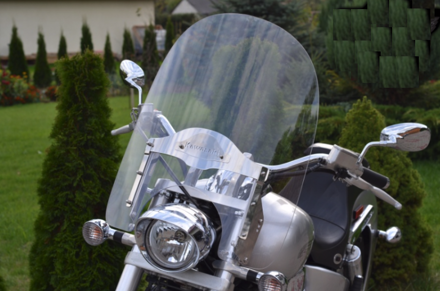 Veľké akrylové plexisklo KAWASAKI VULCAN VN1600 (STANDARD-NEREZ)