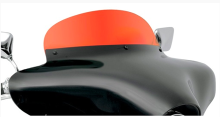 Plexisklo Memphis Shades pre prednú masku Yamaha, Kawasaki, Suzuki, Honda,Harley Davidson - výška plexi 12,7 cm