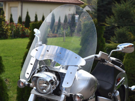 Veľké akrylové plexisklo YAMAHA XVS 1100 Drag Star / V Star (EXTRA)