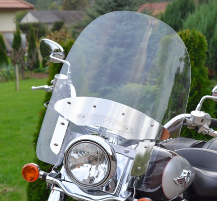 Veľké akrylové plexisklo pre YAMAHA DRAG STAR XVS 650 Classic (PLUS)