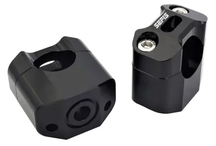 Flat - 5cm Nádstavce riadidiel s priemerom 28,6mm pre motocykle - čierne