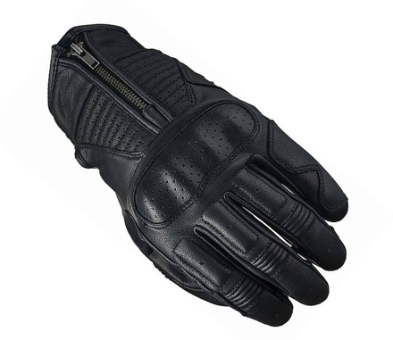Kožené motocyklové rukavice na motorku Five Kansas black - veľkosť L