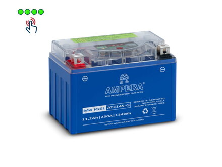 AMPERA - Motobatéria M4 ATZ14S-G 12V, 11,2Ah, 230A