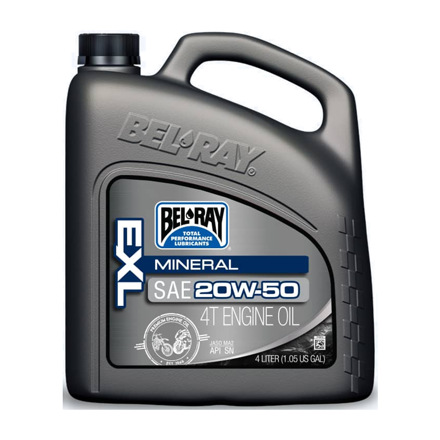 Motorový olej Bel-Ray EXL MINERAL 4T 10W-40 4 l