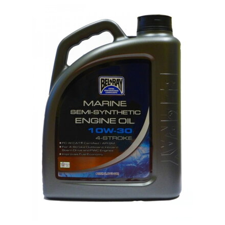 Motorový olej Bel-Ray MARINE SEMI-SYNTHETIC 4T 10W-30 4 l