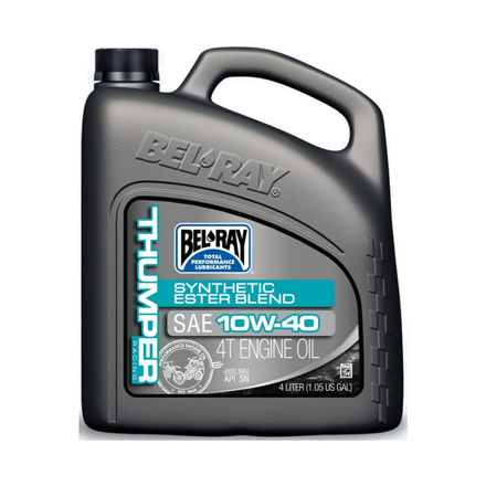 Motorový olej Bel-Ray THUMPER RACING SYNTHETIC ESTER BLEND 4T 10W-40 4 l