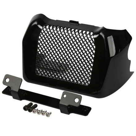 Čierny kryt chladiča oleja pre Harley Davidson Touring 2017+