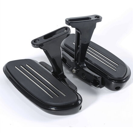 Platne spolujazdca s držiakmi pre Harley Davidson Touring modely  1993-2024 - čierne