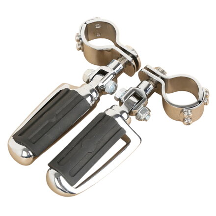 HD - Univerzálne chrómované predstupačky na padací rám 25-35mm - pár