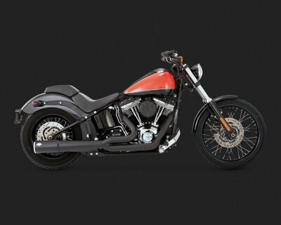 Čierny Vance & Hines výfuk PRO PIPE BLACK pre Harley Davidson