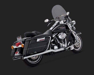 Chrómovaný Vance & Hines výfuk BIG SHOT DUALS pre Harley-Davidson