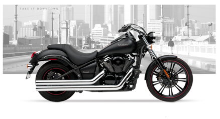 Výfukový systém 3" Big Straight pre Kawasaki Vulcan 900 Custom (2007-13)