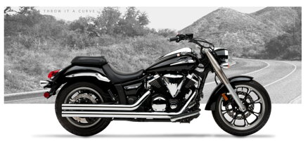 Kompletný výfukový systém American Classic II pre Yamaha Midnight Star / V Star 950 (2009-12)