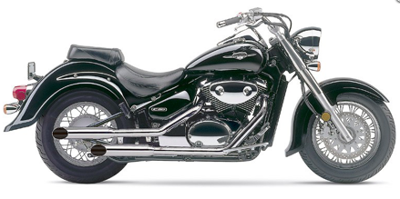 Kompletný výfukový systém COBRA pre motocykle Suzuki Intruder / Volusia 800 / C50 / M50