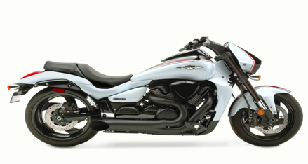 Výfukový systém "Short Side burner" pre Suzuki M109R (2006-2019) čierny