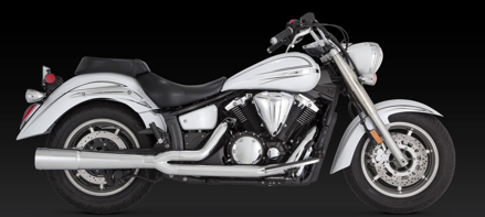 Výfukový systém motocykla Yamaha XVS 1300 Midnight Star (V-Star) 2007-2014