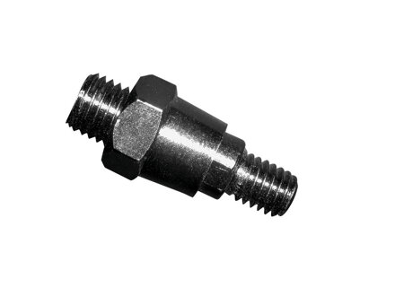 Závitová redukcia pre spätné zrkadlá Highway Hawk, Ľavá i Pravá strana motocykla, chróm (1ks) 91-7850