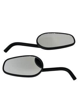 Classic - Univerzálne zrkadlá na motorku,M10x1,25,  čierne - 2ks