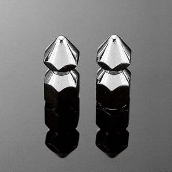 Highway Hawk Matice M10x1,25, kužeľové, chróm (1ks) 03-0121