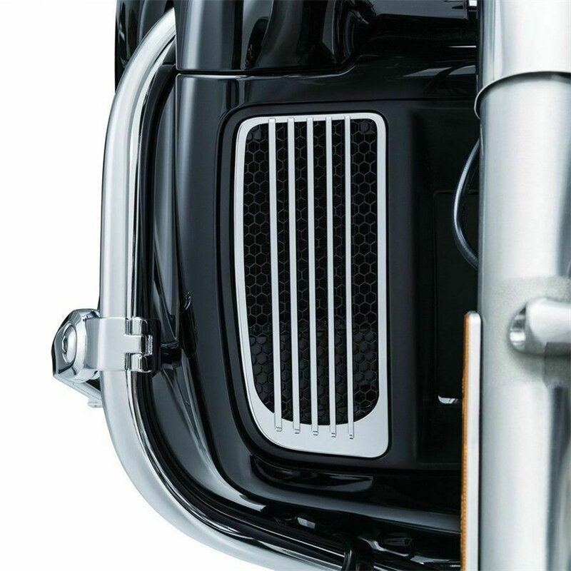 Chrómové spodné mriežky chladiča pre Harley Davidson Touring Twin-Cooled 2014–2023