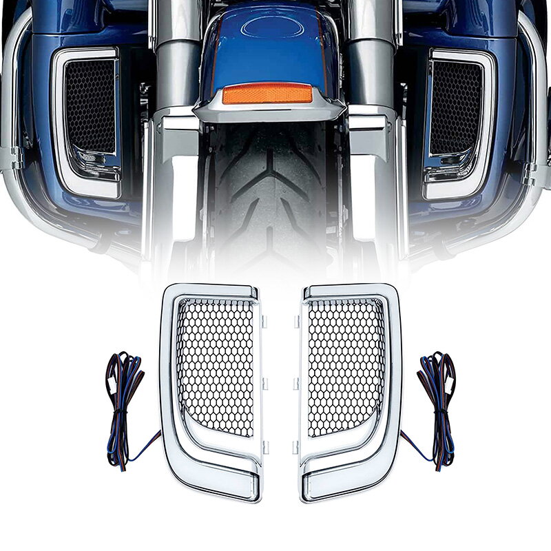 Led osvetlenie krytov nôh pre Harley Davidson Touring 2014-2022 - chróm