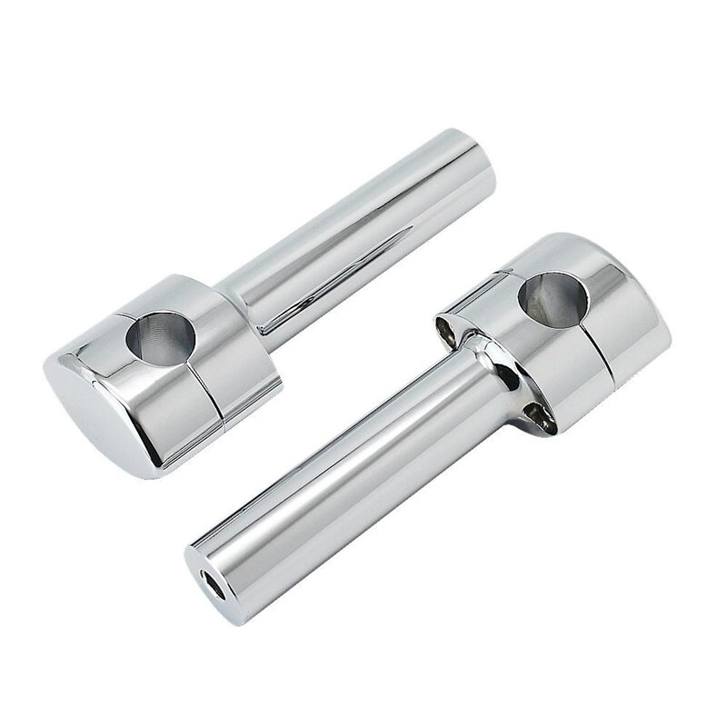 Predstavce riadidiel 10cm pre Harley Davidson Dyna / Softail / Touring - chrómované