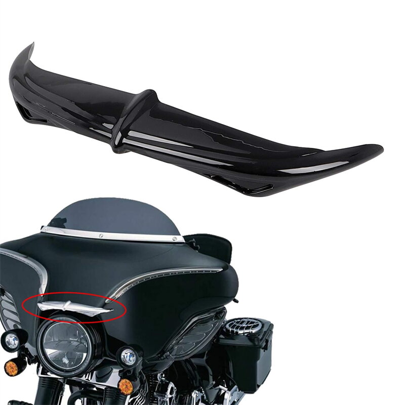 Čierny lem prednej masky pre Harley Davidson chromovany lem prednej masky pre Harley Davidson Electra Glide / Street Glide / Ultra Limited 1996-2013