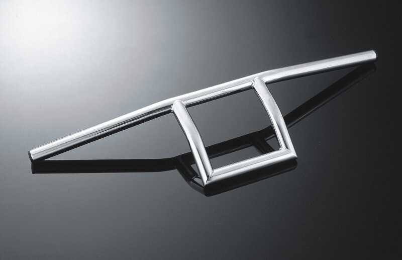 Oceľové riadidlá SQUARE 22mm / 70cm chróm (55-221)