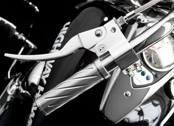 Univerzálne páčka spojky Highway Hawk, leštený chróm (sada) 45-0079