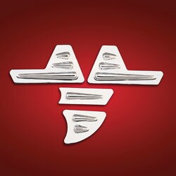 Chrómovaná ozdoba kyvnej vidlice pre Honda Shadow VT750 ACE / RS a Spirit