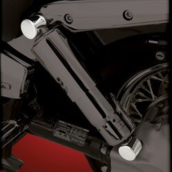 Chrómované kryty skrutiek na zadné tlmiče pre Honda VTX 1300 / 1800