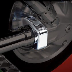 Chrómovaný kryt skrutiek kardanu pre motocykle Honda 
