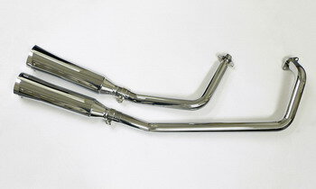 Otvorený výfukový systém Highway Hawk FLAT TRACK pre motocykle YAMAHA XVS650 (-'03) / V-Star 650 652-091