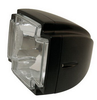 Hlavné svetlo na motorku Highway Hawk GOTHIC, E-mark, čierna (1ks) 68-223071