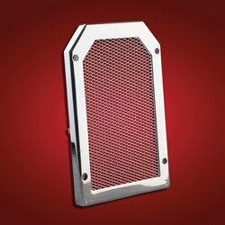 Chrómovaný kryt chladiča pre Kawasaki Vulcan VN800 Classic/Drifter.