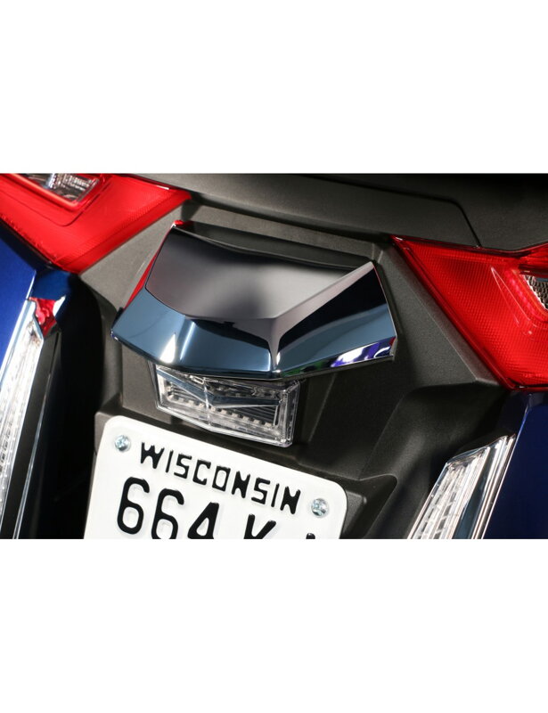 CHRÓMOVANÝ KRYT SVETLA NAD ŠPZ HONDA GOLD WING 2018